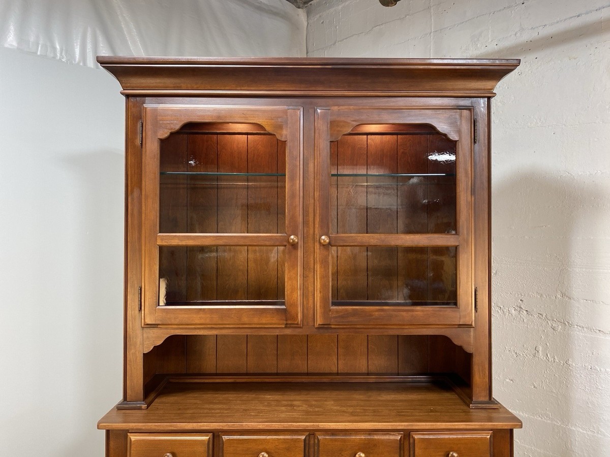 Nichols Stone Vintage French Provincial Hutch Cabinet | eBay