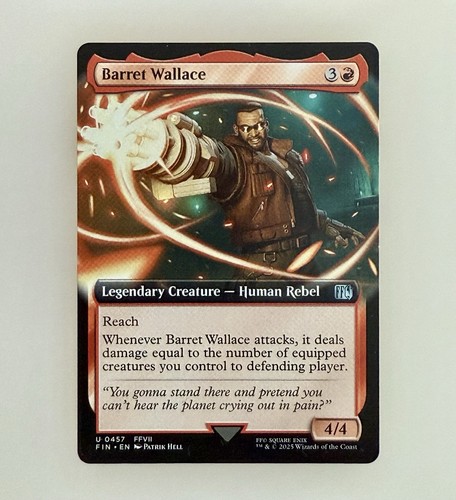 Magic the Gathering: Barret Wallace (Extended Art) Final Fantasy Regular NM - Picture 1 of 3