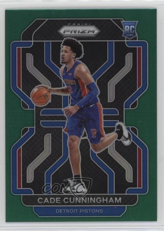 2021-22 Panini Prizm Green Prizm Cade Cunningham #282 Rookie RC 8af