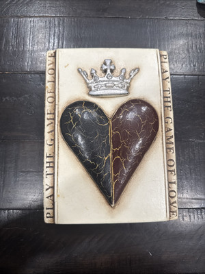 Sid Dickens Memory Block T-66 Heart & Crown ''Play the Game of Love'' ~ Retired