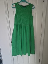 Tommy Hilfiger Women's Long Green Sleeveless Size M