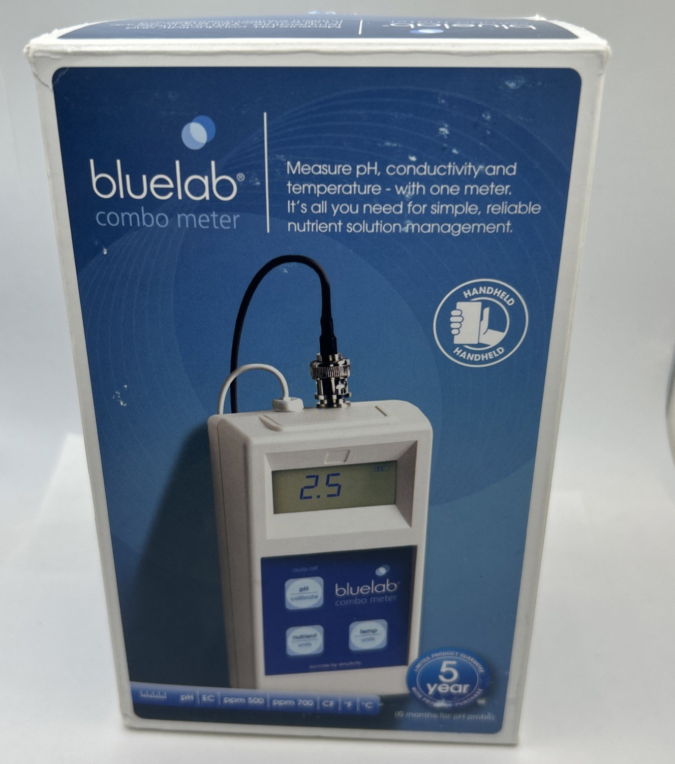 Bluelab Combo Meter pH & Conductivity Nutrient Temperature **pH Probe Is Broken