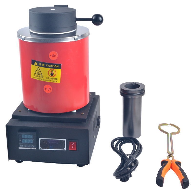 New Automatic Melting Furnace Melt 2kg Silver & Gold Pour Bar Digital Controller