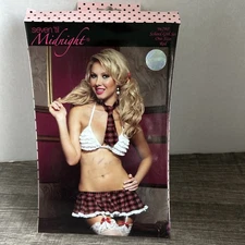 New women sexy lingerie 3 piece school girl bra set  1 size 9629P box is open