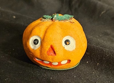 Vintage HALLOWEEN c1910 JOL CANDY CONTAINER Germany Veggie Man Ex