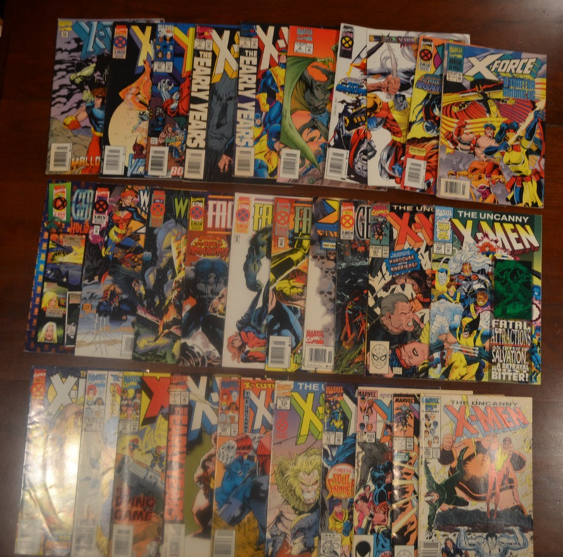 LARGE LOT COMICS X-MEN VARIANTS 30 DIFFERENT COMIC BOOKS