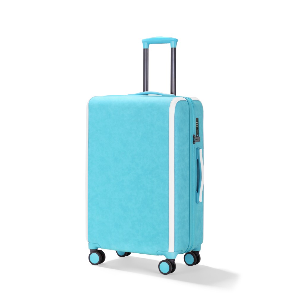 With Spinner Wheels, Pu Leather Suitcases For Women Tsa Lock