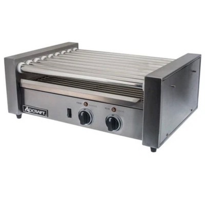 Adcraft RG-09 Hot Dog Roller Grill by Admiral Craft w/ 9 Rollers, 24 Hot Dog ...