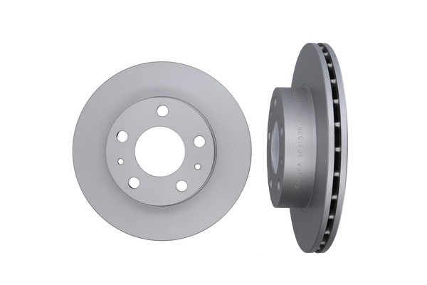 2X Kamoka Bremsscheibe 1031536 FüR Peugeot Fiat CitroËN Ducato Bus 100 Multijet-image