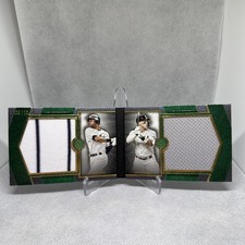 2024 Topps Diamond Icons Aaron Judge Derek Jeter Dual Relic Book /10 Yankees