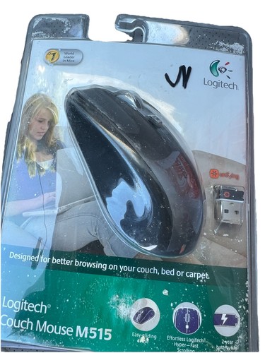Logitech M515 Couch Sofa wireless Gaming Mouse New Sealed! W/ Unifying Receiver! - Picture 2 of 9