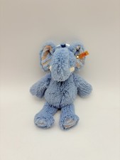Steiff Blue Elephant Plush Earz Soft Cuddly F...
