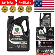 5-Quart EDGE 5W-20 Motor Oil - Extended Performance with 20,000 Miles Change 36.47 per gallon