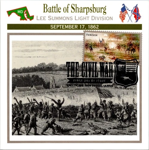 Dr Jim Stamps Maximum Card Antietam Forever The Civil War Fdc