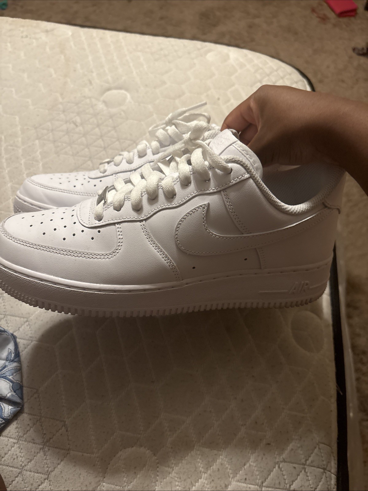 Barely worn Size 8.5 In Men Air Forces
