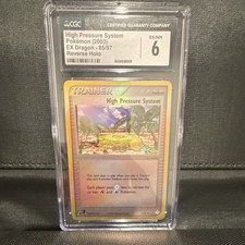 Pokemon High Pressure System 85/97 EX Dragon Reverse Holo 2003 CGC 6