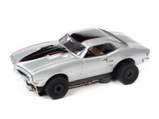 Auto World HO 1968 Pontiac Firebird Silver Slot Car SC392