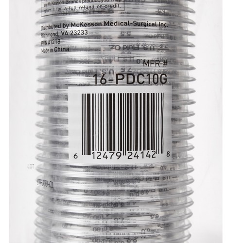 McKesson Disposable Drinking Cup Clear Plastic 10 oz. 1000 Ct 16-PDC10G - Picture 3 of 6