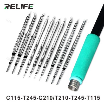 RELIFE C210 T245 C115 C245 Soldering Iron Tips Professional Replacement Tips