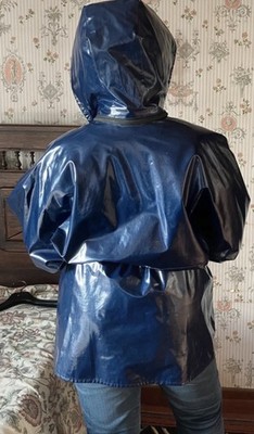 GUY COTTEN Regenmantel Lackjacke Regenjacke vintage