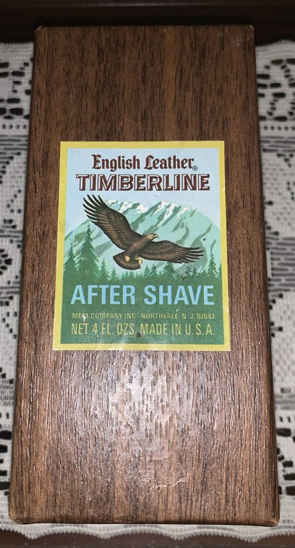 English Leather Timberline After Shave Box Only EXCELLENT!