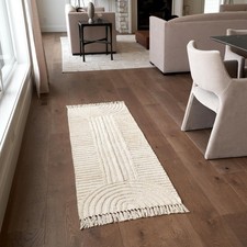 Beautiful 2x6 ft. Boho Runner Rug with Tassels for Your Hallway, Bedroom Or L...