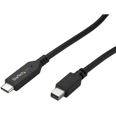 StarTech.com 1m / 3.3ft USB-C to Mini DisplayPort Cable - 4K 60Hz - Black - USB