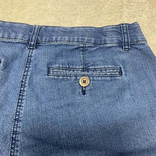 Kim Rogers Womens Size 10 Denim Blue Jean Shorts - Imagen 7 de 7