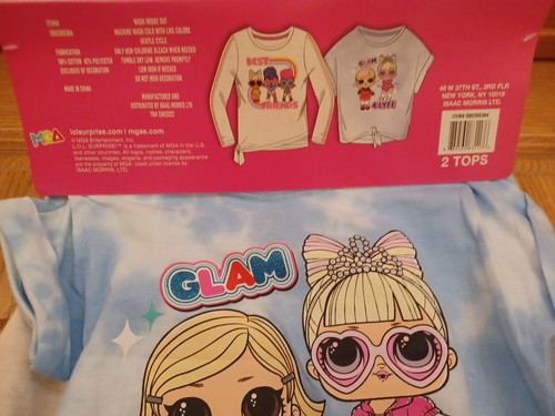 NEU LOL Surprise! Mädchen Kurzarm Grafik T-Shirt und Langarm 2er Pack - Bild 5 von 5