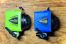 2 Paul C. Buff DigiBee Strobe Light DB400 w/ LED Modeling lamp blue and green