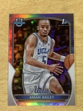 2023 Bowman U Chrome Amari Bailey 1st Bowman Refractor Charlotte Hornets