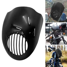 Headlight Fairing Cowl Grill Mask For Harley 39mm Fork Sportster Dyna 1973-2022