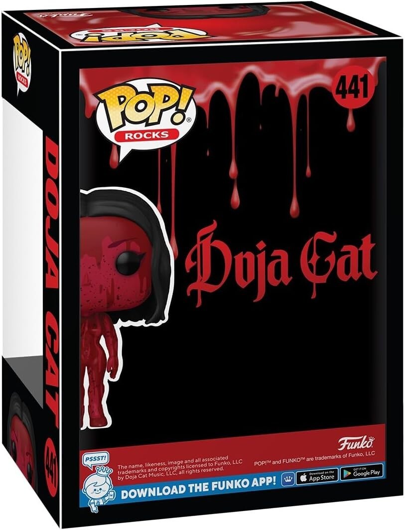 Funko Pop! Rocks #441 Doja Cat Scarlett Collectible Vinyl Figure NEW