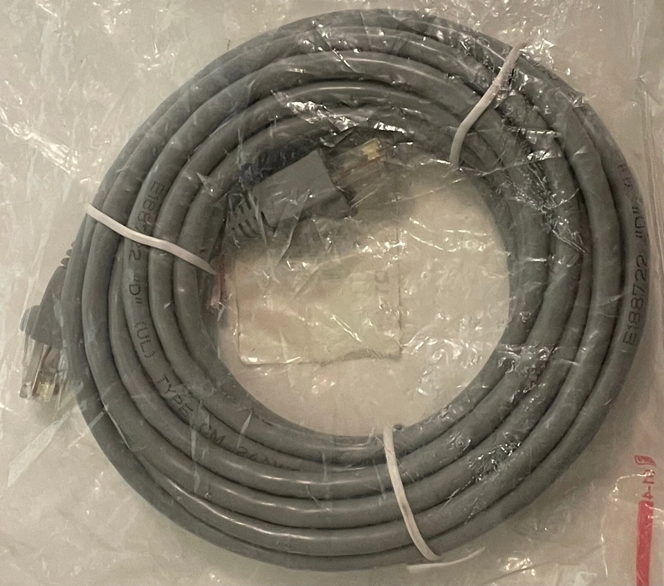 CAT5 Patch Grey Network 4.3M / 15 Foot Cable IBM PN: 42L0098 - Image 3 of 3