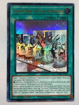 Yugioh Tactical Masters Vaylantz Wars - The Place of Beginning NM/M | eBay