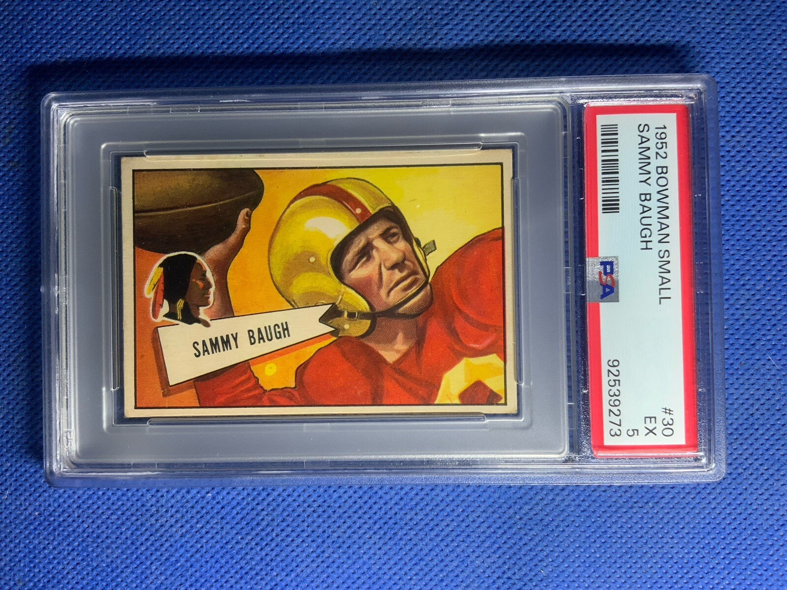 1952 Bowman Small #30 Sammy Baugh PSA 5 EX Redskins HOF *** Just Graded***