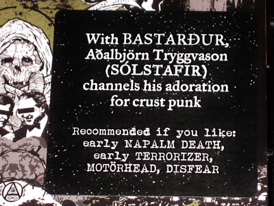 Bastardur: Satan's Loss Of Son CD 2021 Season Of Mist Bastardur: Satan's Loss Of Son CD 2021 Season Of Mist