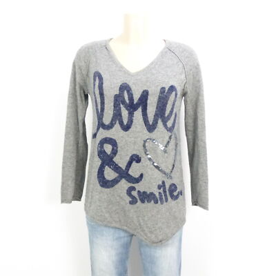 Grace sweater knit sequins gray size XS 34