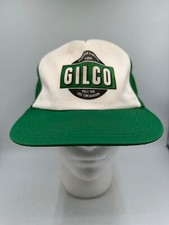 Gilco Trucker Hat Men’s Snapback Gas Oil Company Green Mesh Made in USA