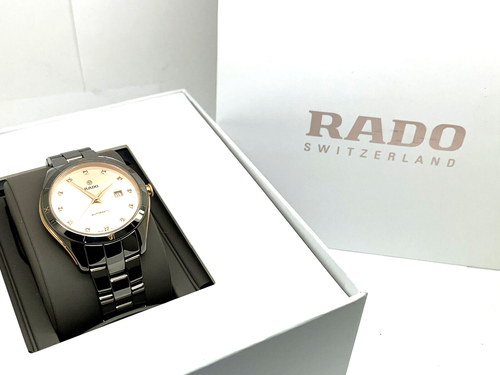 Rado Women's Watch R32043712 Hyperchrome Swiss Automatic Diamond Rose Dial 36mm - Picture 3 of 13