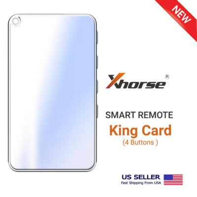 Xhorse Universal Smart Proximity KING CARD Remote Key Sky Blue 4 Button XSKC05EN
