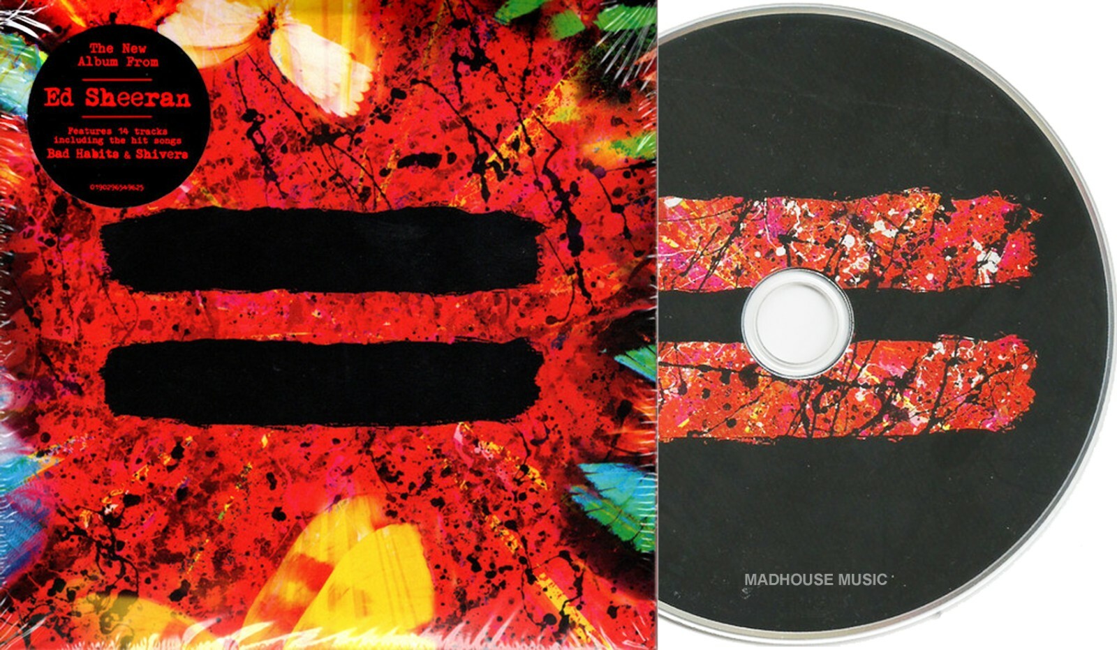 ED SHEERAN CD Equals = 14 Track Gatefold Sleeve Bad Habits Shivers NEW SEALED
