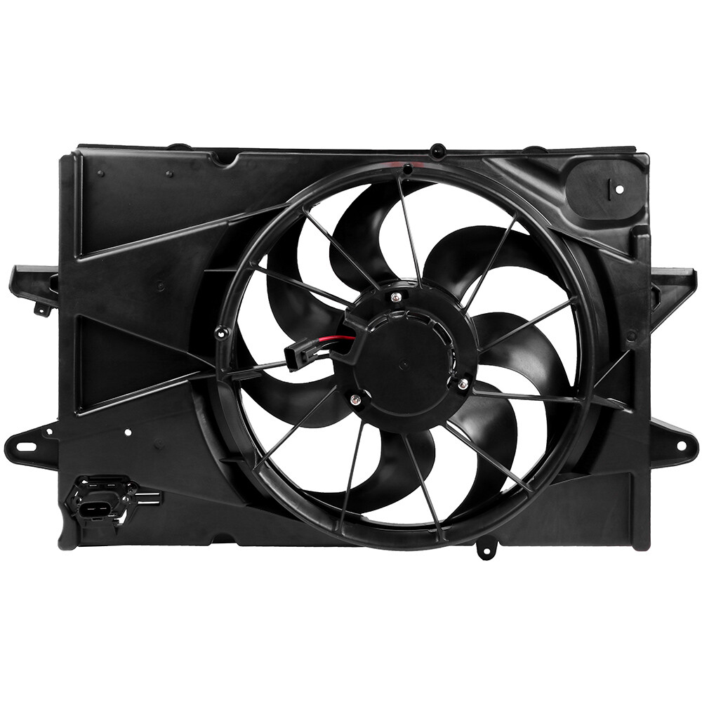 Cooling Fan and Radiator Condenser Assembly For 2016-2017 Chevrolet Equinox 2.4L