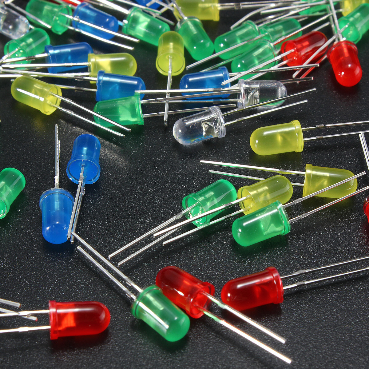 Led Diode OWOFYDR 100 5mm Red Light With Transparent Round Lens Red Led