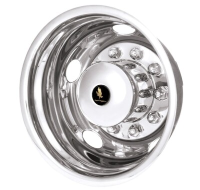 22.5'' 5 HOLE HUB PILOT REAR PAIR WHEEL SIMULATORS DOT APPROVED CHECK WHEEL #