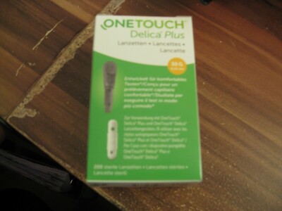 Stechhilfen Lanzetten ONE TOUCH  DELICA PLUS 200 STCK MHD 07/2029