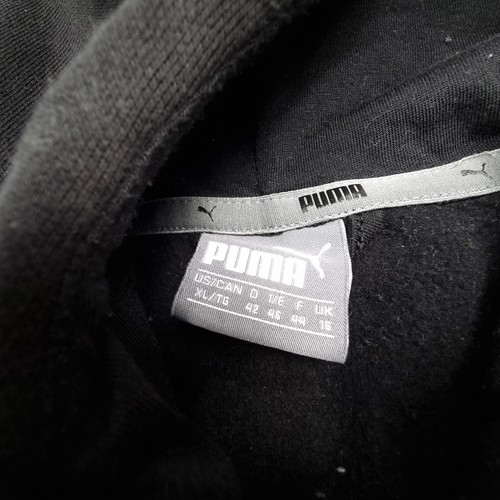 PUMA Jumper Womens MEDIUM black long sleeve Dua Lipa Oversized Hoodie Size M - Picture 3 of 10
