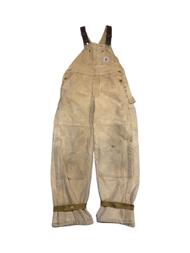 VTG CARHARTT BIBS OVERALL INSULATED 
