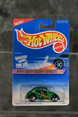 Hot Wheels Biff Bam Boom Series Giant Fly Swatter Bug #4 Green W/ FREE SHIPPING