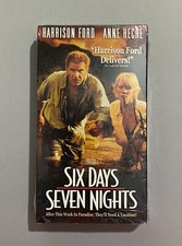 Six Days Seven Nights (VHS, 1998) - Harrison Ford, Anne Heche, & David Schwimmer